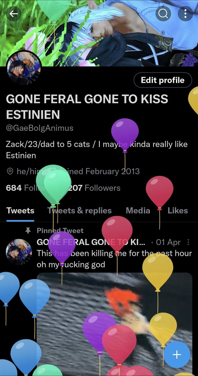 GONE FERAL GONE TO KISS ESTINIEN tweet media