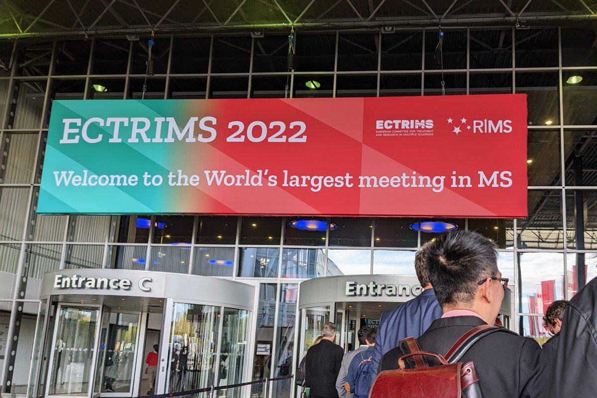 Good morning Amsterdam! It's good to be back to my old hoods - and even better to be back at #ECTRIMS2022! Looking forward to seeing old &amp; new faces; it's been a minute. 🥲