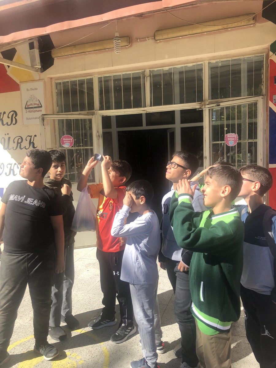 25.10.2022 Güneş Tutulması gözlem etkinliği 🌞🧐