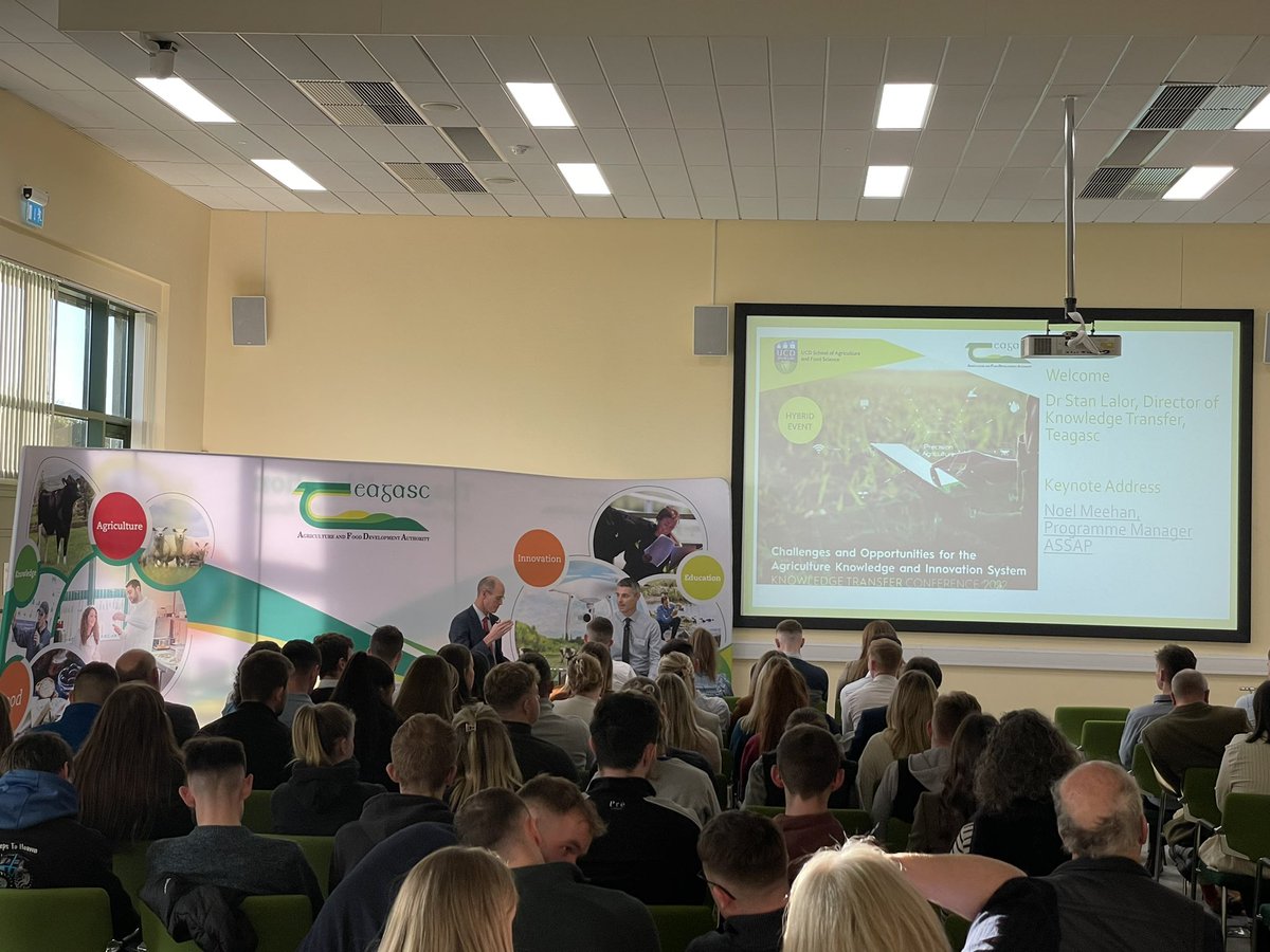 Some great points made during both Noel Meehan’s presentation and his discussion with Dr. Stan Lalor on the importance of one to one farmer interaction within the Agricultural Sustainability Support and Advisory Programme (ASSAP) <a href="/teagasc/">Teagasc</a> <a href="/ucdagfood/">UCD School Ag & Food</a> #ktconference2022