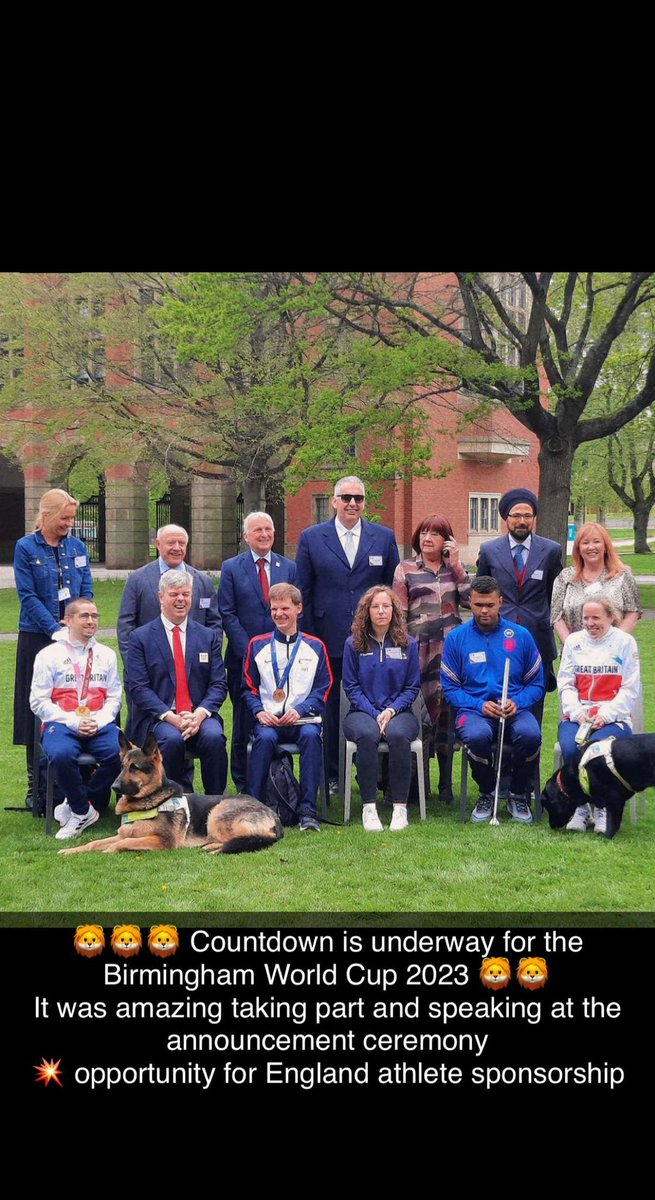 Rainbow blind football tweet media