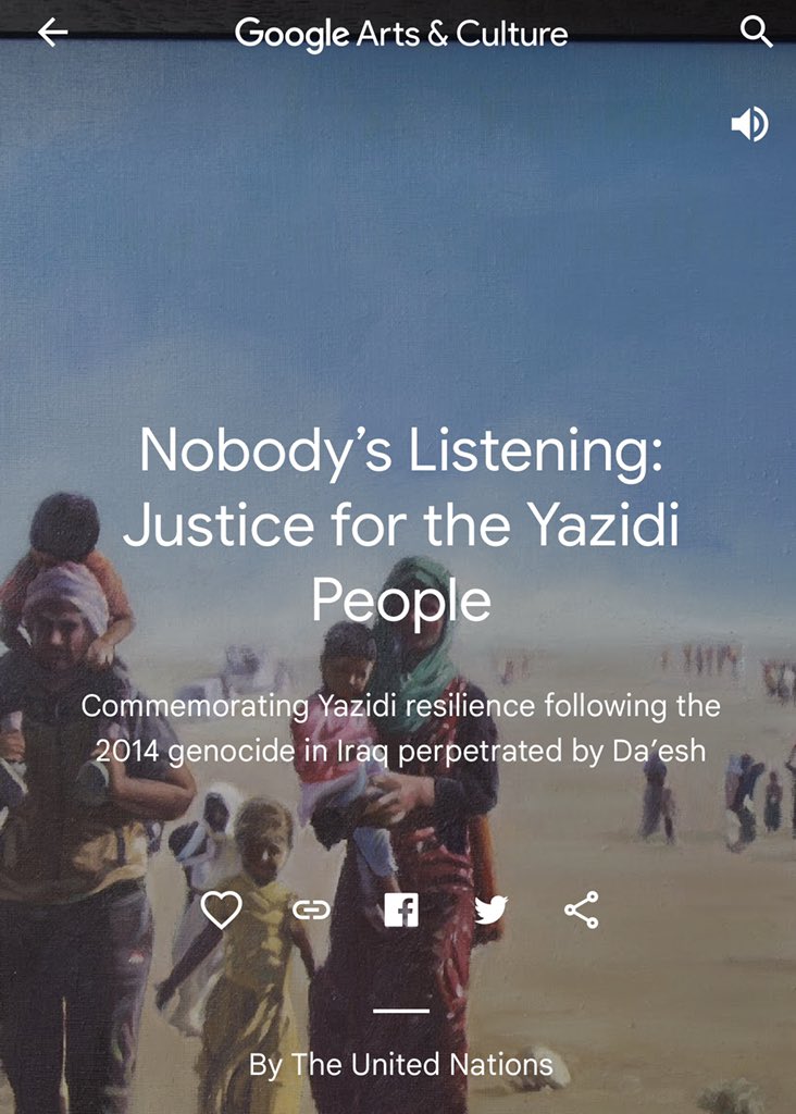 NbdyListeningVR's tweet photo. We are in Paris to launch a @googlearts online exhibition of Nobody’s Listening in partnership with @WHO, @CommunityJameel and @CULTURUNNERS. Please check it out: https://t.co/a06FV6rXhG https://t.co/ozUSspYID8