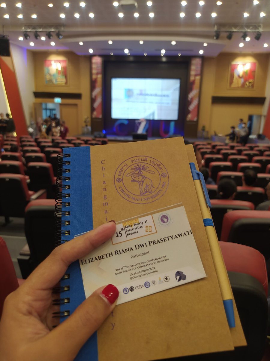 It feels so good to be back and meeting old colleagues..
It's a been awhile joining something in person ..
I'm exhilarated to listen all the wonderful talks for the next 3 days ^^
#veterinarian
#conservationmedicine
#wildlife
#ASCM