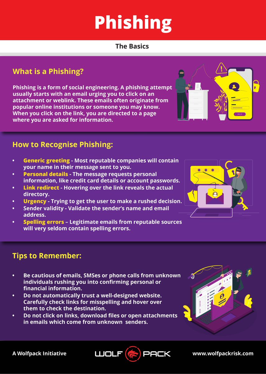 AlertAfrica's tweet photo. One click could change everything. Always think before you click.
#wolfpack #protectioninthepack #CSAM2022 #phishing https://t.co/nmdHX7XZmy