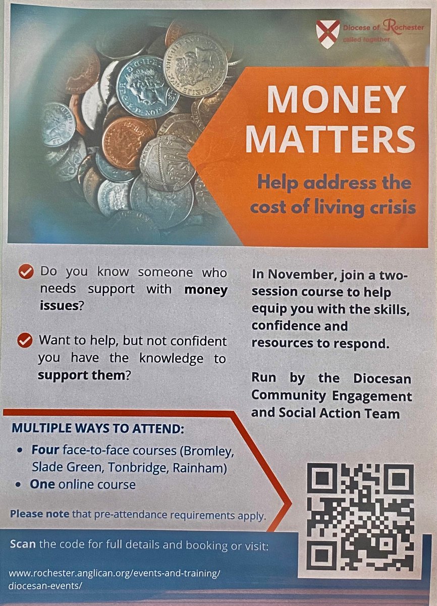 Interested in helping someone who is struggling to cope with the cost of living increases? Sign up now for one of these courses and learn tips, budgeting and signposting skills. <a href="/MagaliCommunity/">Magali</a> @SeeofRochester