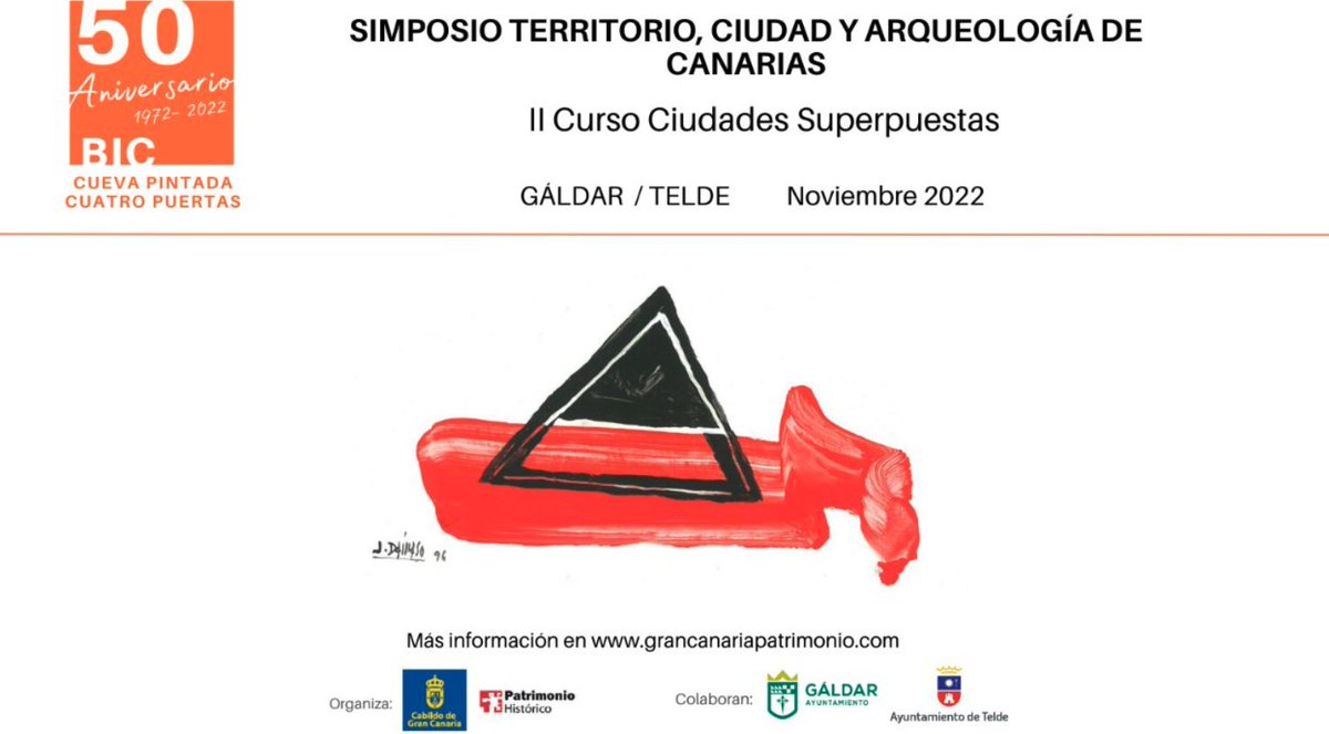 CleaProject's tweet image. 👉CLEA will attend the Simposio Territorio, Ciudad y Arqueología de Canarias next 12th November in #Gáldar sharing our experience in the study and #conservation of #historical #colours in #building #heritage