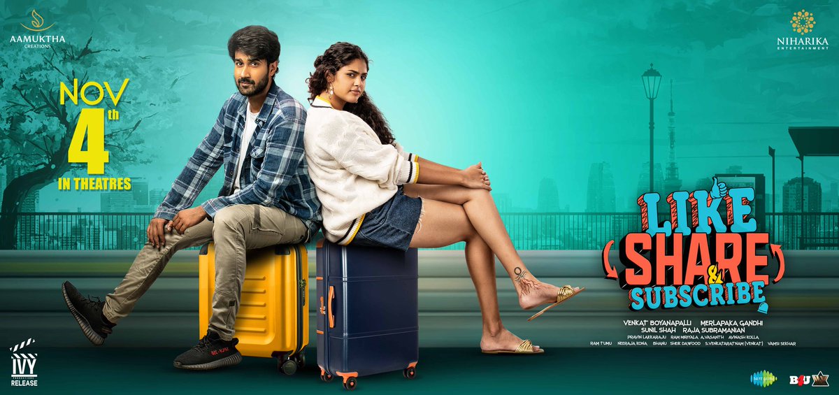Non-Stop Entertainment Dhamaka #LikeShareSubscribe 👍🏻🔁🔔 In theatres From NOV 4th 🙌💥
Release by <a href="/IVYProductions9/">I V Y Productions</a>
@santoshshobhan <a href="/fariaabdullah2/">Faria Abdullah</a> <a href="/GandhiMerlapaka/">Merlapaka Gandhi</a> <a href="/actorbrahmaji/">Brahmaji</a> #AamukthaCreations <a href="/NiharikaEnt/">Niharika Entertainment</a> <a href="/saregamasouth/">Saregama South</a> #LSS