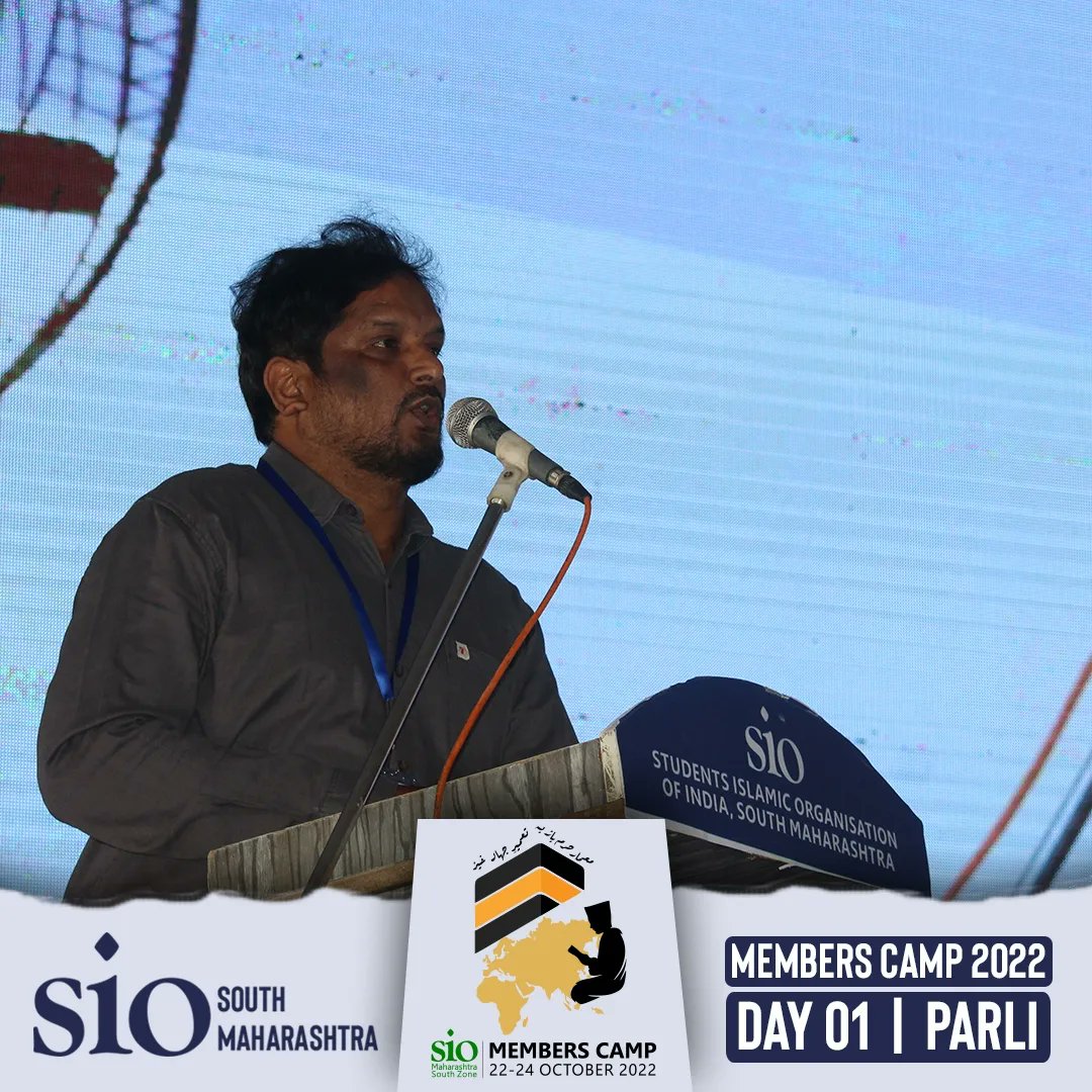 siomsz's tweet photo. "معمار حرم باز بہ تعمیر جہاں خیز"
Members Camp 2022📍

Glimpses of Members Camp 2022 
(Day 01), held at Parli Vaijnath, Maharashtra, Between 22-24 Oct 2022. https://t.co/Bci3W3rBTt