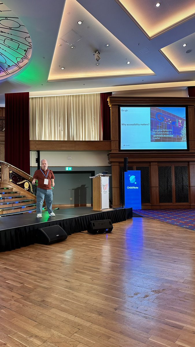 No matter what you’re using, Chrome, Apple or Surface - #accessibility should be at the core of what you do - Chris Blaney @GoogleForEdu summit @texthelp @GEG_N_Ireland Accessibility matters for all. 🔵🔴🟡🔵🟢🔴