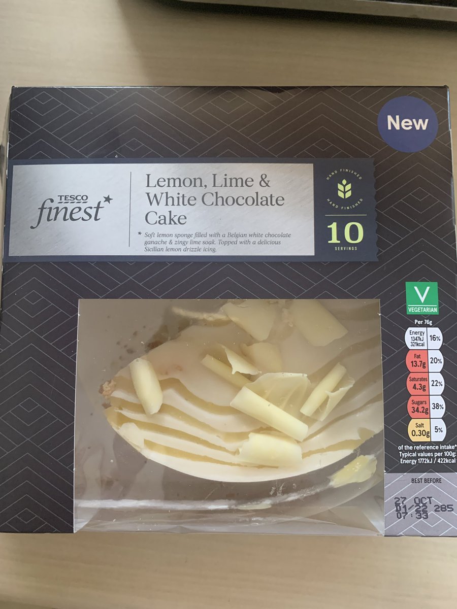 Feeling the need to shout out this little beauty by <a href="/Tesco/">Tesco</a>, ‘cause it’s bloody immense! If you like cake, you’ll LOVE this 😋. Run, don’t walk 🏃🏻‍♂️