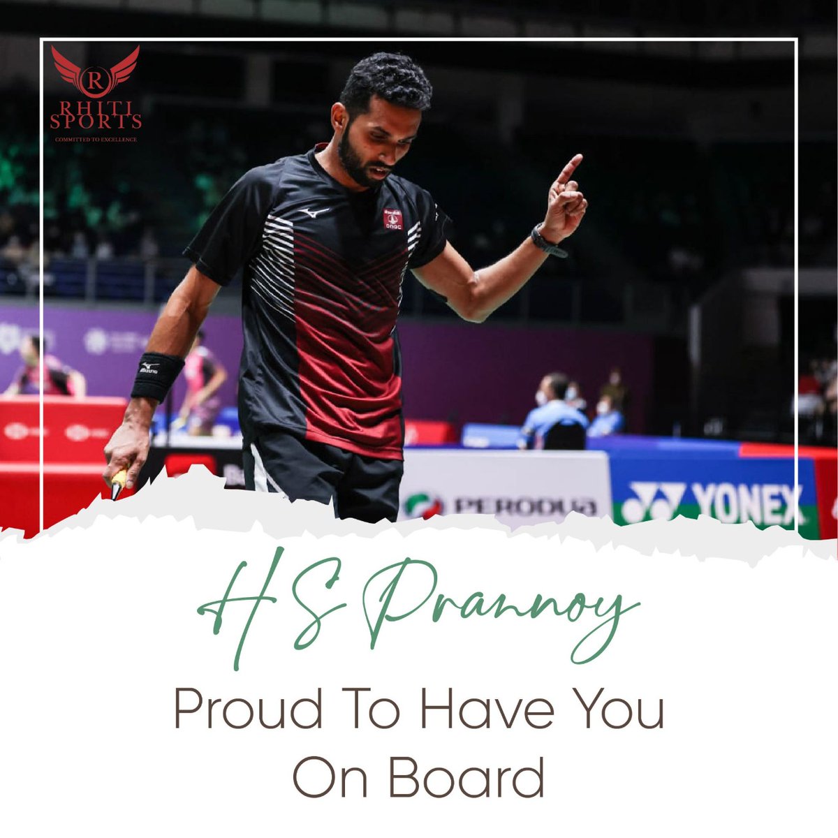 RhitiSports's tweet photo. Rhiti Group is  delighted to announce the addition of ace shuttler @PRANNOYHSPRI to our family. Welcome onboard!!

#badminton #badmintonlovers #badmintonindia #hsprannoy #Rhitisports #athlete #sport #RhitiGroup #exclusive #sportsnews #india https://t.co/Dc1Rjy4eu4
