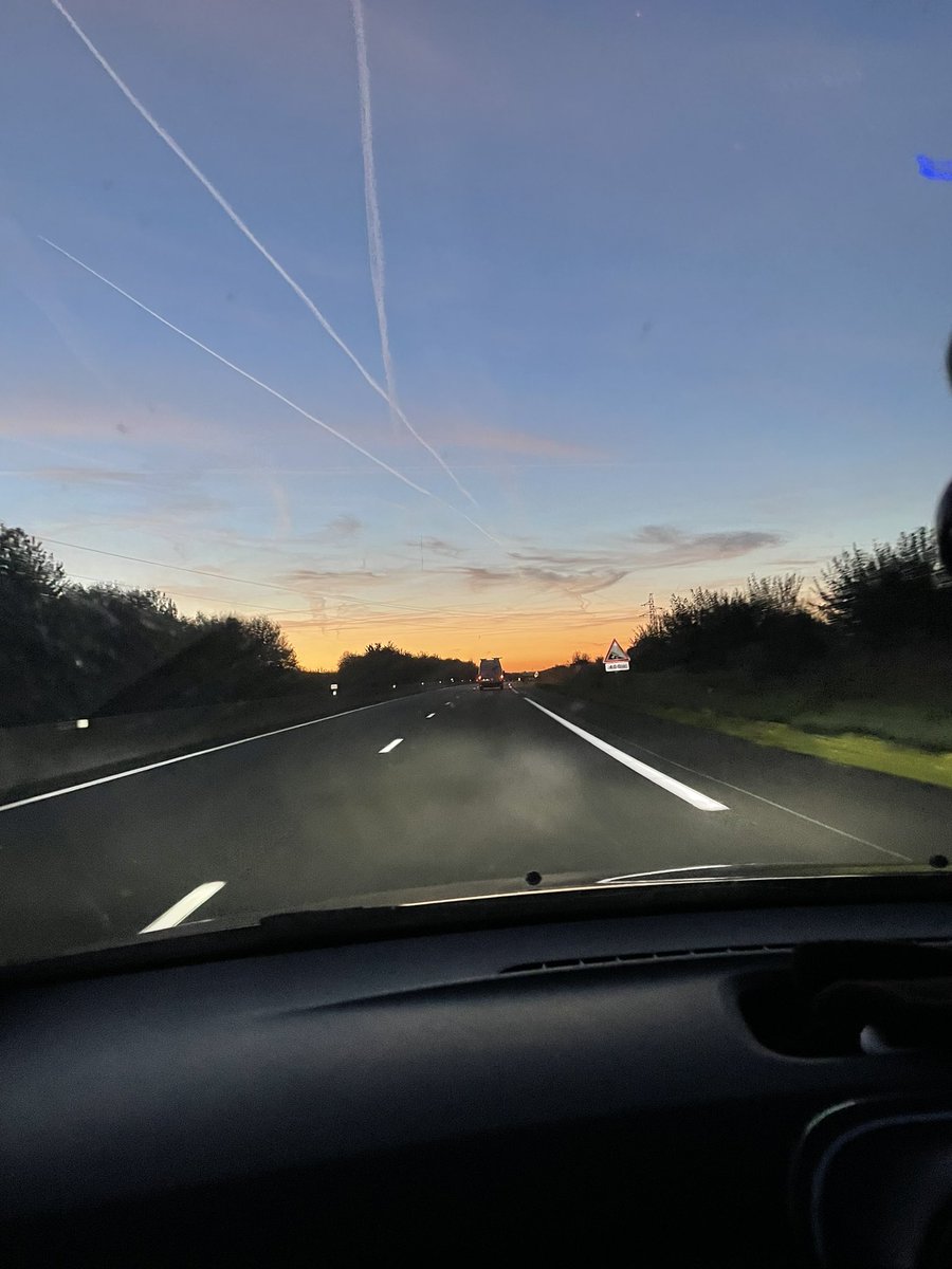 Sunrise in France #roadtrip