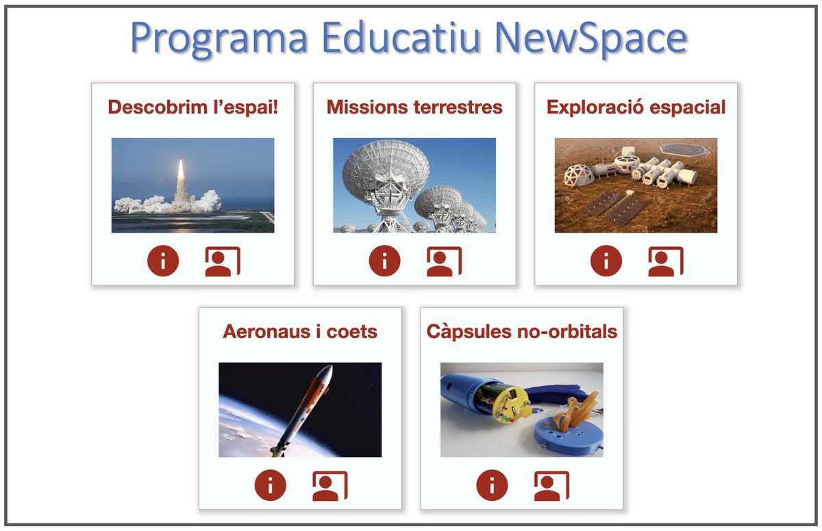 Gaia_Ciencia's tweet photo. ✨Busquem docents que vulguin incentivar vocacions STEM a través de l'espai👽‼️

En el marc de l'Estratègia NewSpace, @educaciocat, @tic i @IEEC_space presentem una proposta d'activitats:

🔵per dins i fora de l'aula
🟢a primaria i ESO

T'interessa? Comparteix i segueix el fil🚀 https://t.co/oSJf0mr6j2