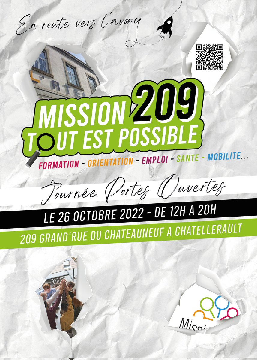fb.watch/goHcZjfuwe/
📢 C'est ce jour, à partir de 12h !

🕵️‍♀️ En mode #mission pour découvrir les outils permettant aux #jeunes d'avancer plus sereinement dans leurs projets, et donc vers leur #avenir ✅

Vous serez présents ? 🤩