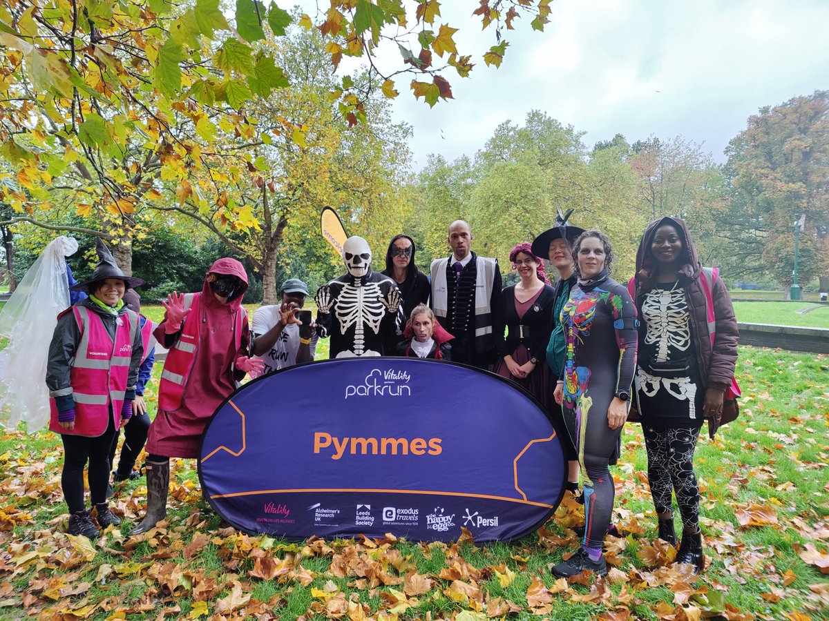 Come dressed in your Halloween finery this Saturday.

But...the volunteer rota is scarily empty for the next few weeks so please contribute if you can. We don't want the horror of a last minute cancellation. 
This week we need:
⏱️Timekeeper x 1
🤳Scanner x 1
🎟️Finish token x 1