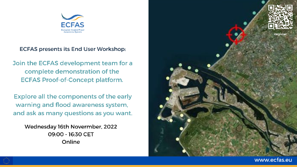 Save the Date! Wed 16th Nov 9:00-16:30 CET  
@ECFAS_project in association with the #CopernicusMarine Service, welcome you to a first look at the #ECFAS interactive platform during its End User Workshop.
👉Register now ➡️bit.ly/3z8UORZ