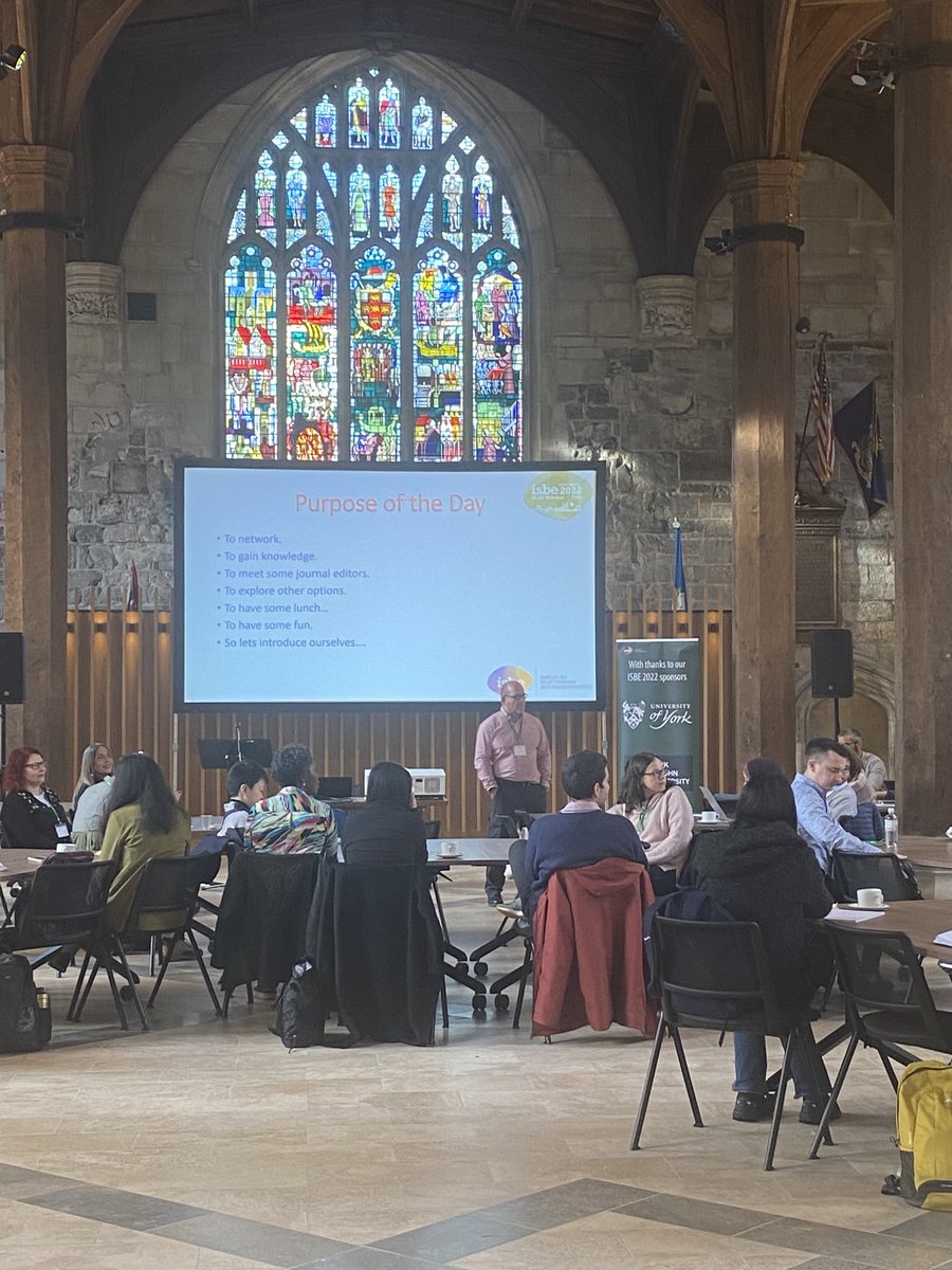 Great start to the ISBE 2022 Doctoral Day.