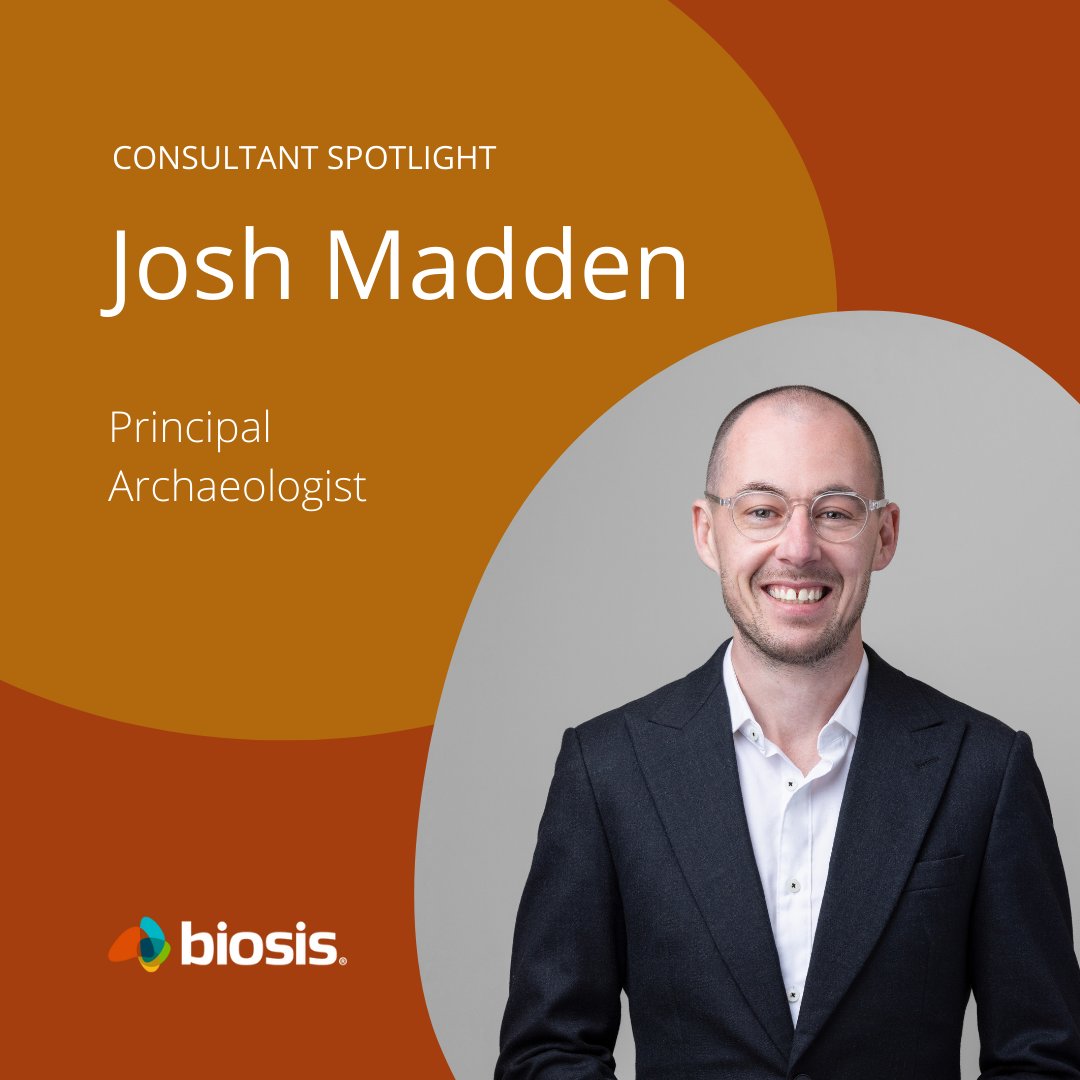 Our latest Consultant Spotlight is on our wonderful Principal Archaeologist Josh Madden. You can find out more about Josh and his career at biosis.com.au/2022/10/26/con…