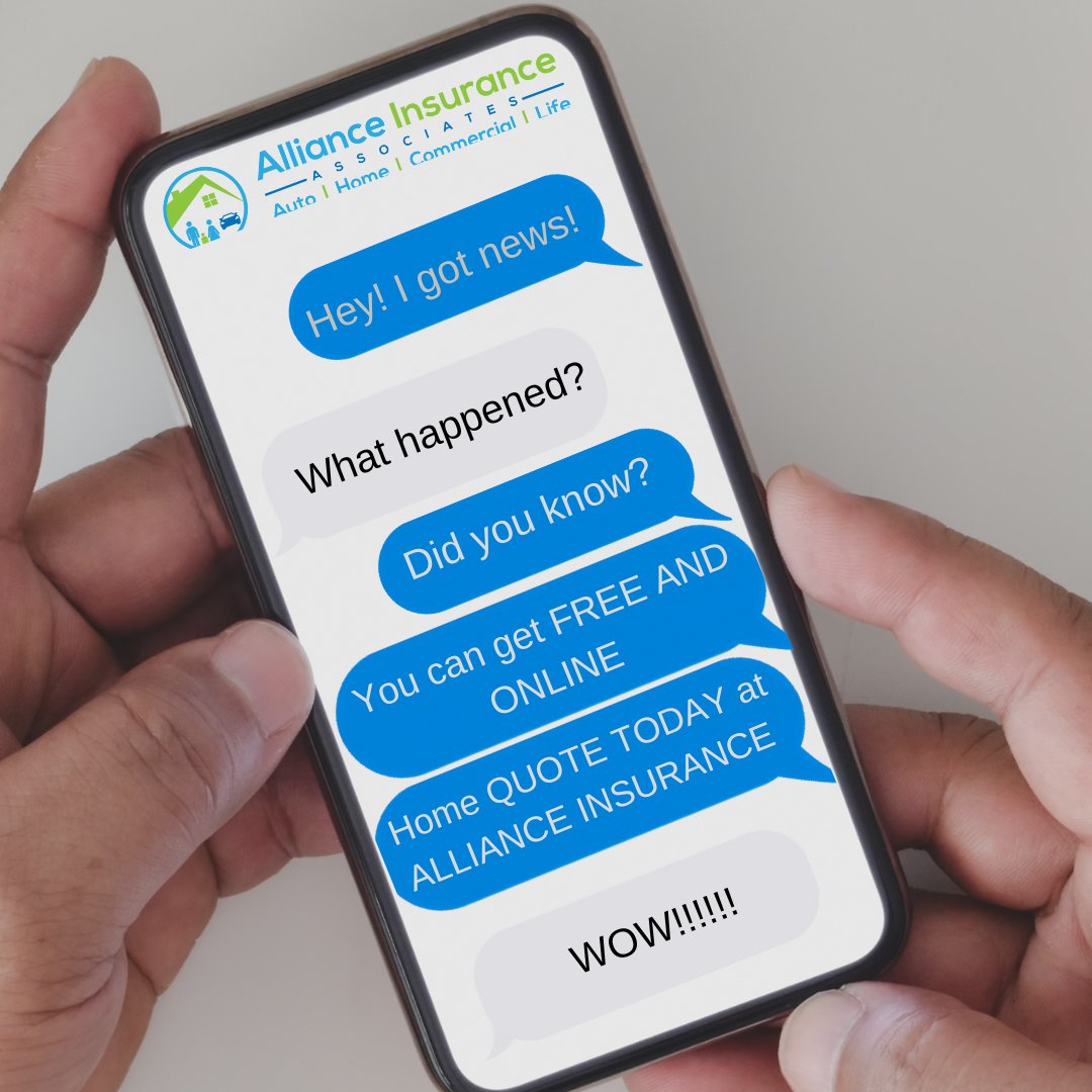 AlliancInsuranc's tweet photo. That's right folks, you can get your home quote for FREE, IN SECONDS, ONLINE! Check it out at https://t.co/5BrOqMafO6 for your FREE HOME INSURANCE QUOTE TODAY by Alliance Insurance Associates.

#lol #homeinsurance #insurance #insurancebroker #insurancequote https://t.co/buABCkjNdr