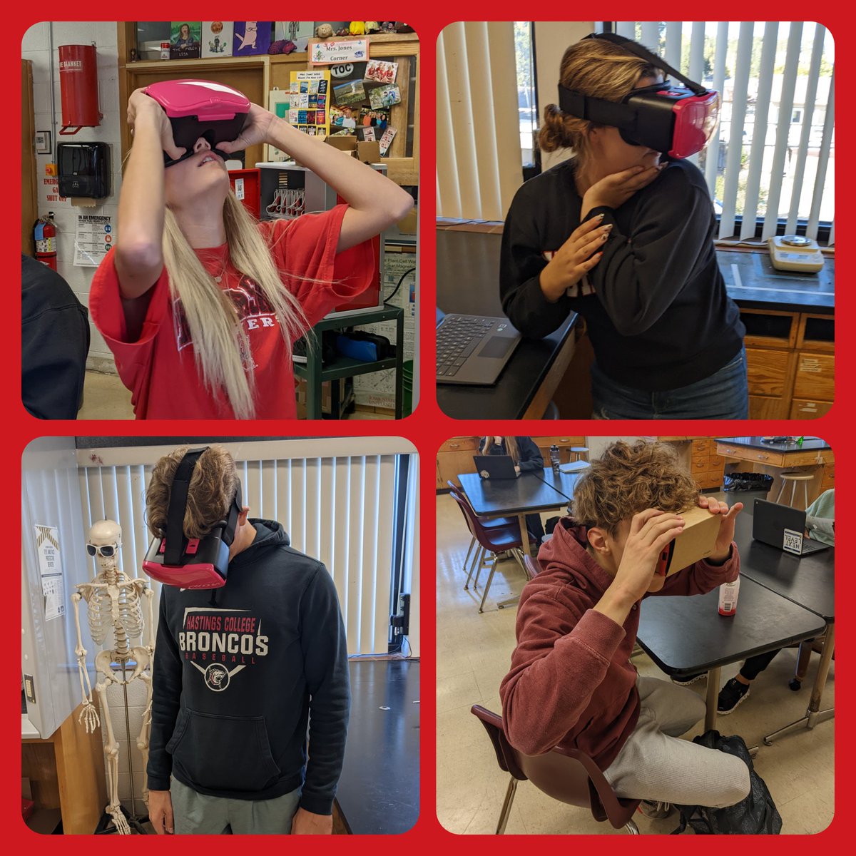 OGJJones's tweet photo. The @OGIndians chemistry classes have been investigating #nuclearenergy. What better way to see how it all works than a VR tour through a nuclear power plant! #doublejscience https://t.co/QWo64ZILPl