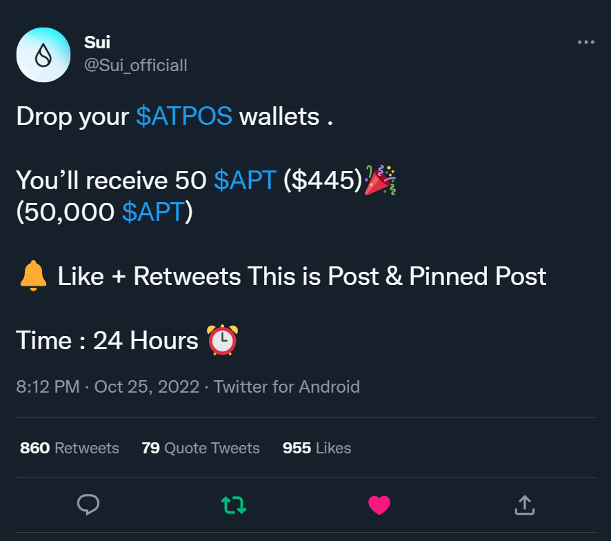 vitalith2's tweet photo. @Sui_officiall 0xdb05c99eb55583f22eaf260bfbb26ab6dd74fbb1b5e9a1d4f5b2968f6f34216b https://t.co/WClz8z4xRF