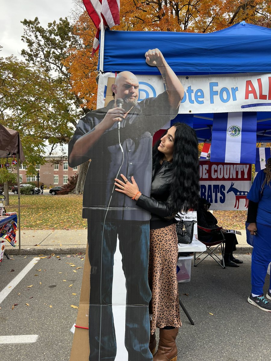 'The View' Guest John Fetterman Cut Off Mid Mostly Peaceful Memes on Twitter: "The cardboard cut out of John