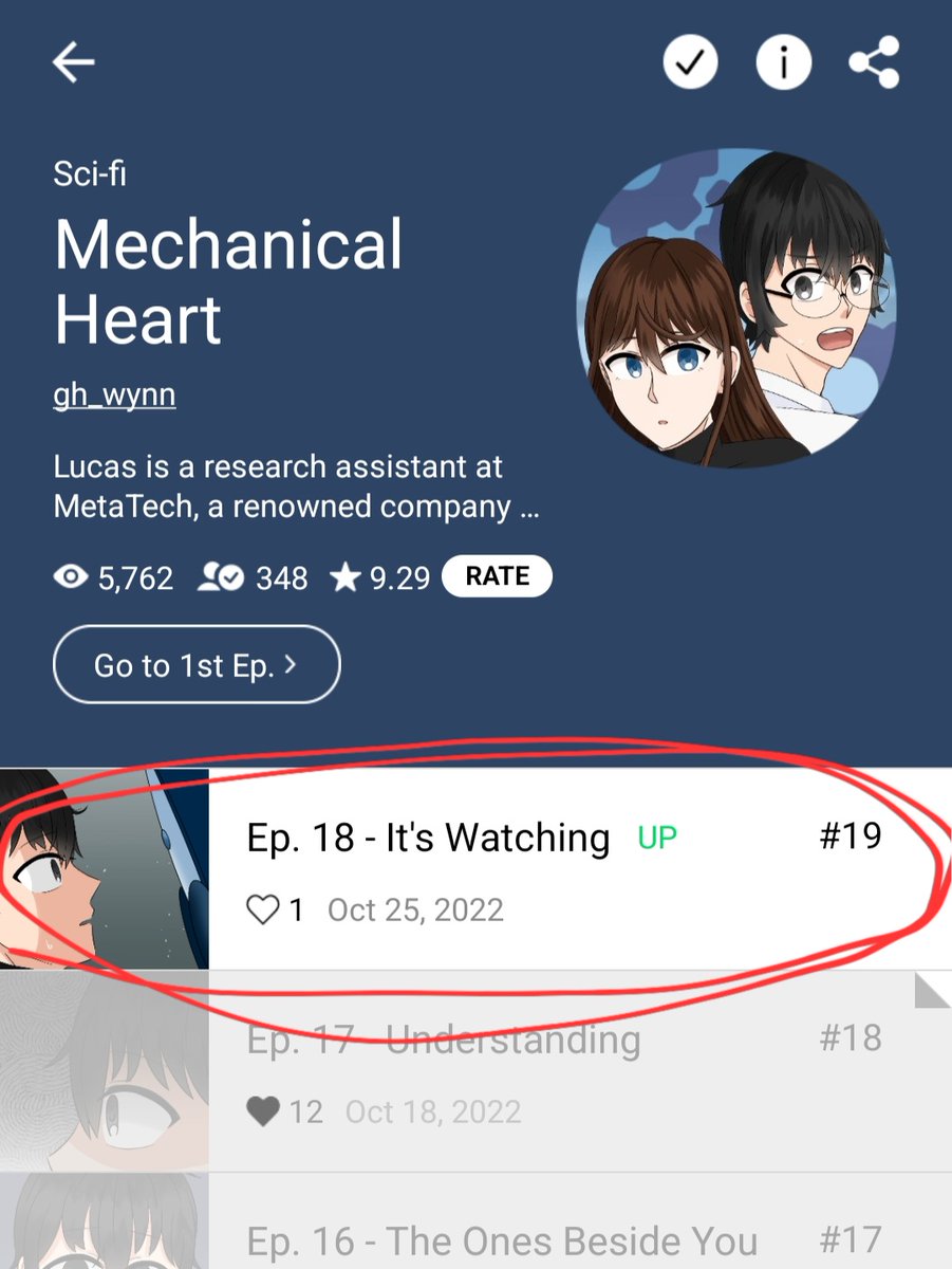 gh_wynn's tweet photo. Episode 18 of Mechanical Heart is out now! Things are starting to become serious as a new threat emerges... 😰

#mechheart | #drawing | #anime https://t.co/VF6d1LxbrZ
