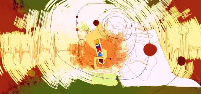 my facorite section of it is the one ive eluded to in some themis pieces where althaea disappears from amaurot briefly and the only clue to what shes doing is a strange phonograph left in her apartment that picks upstrange signals 