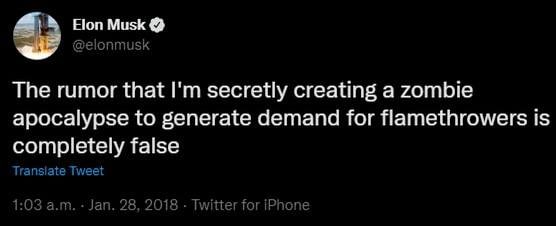 SCARRDDeth's tweet photo. We are NOT MOONING #Zelon #NotAZombie
All we gta do is make @elonmusk laugh at his own joke @1goonrich you know what his tweets do ๐
https://t.co/kEHm6Y6GpD https://t.co/WX7ISSCFVw