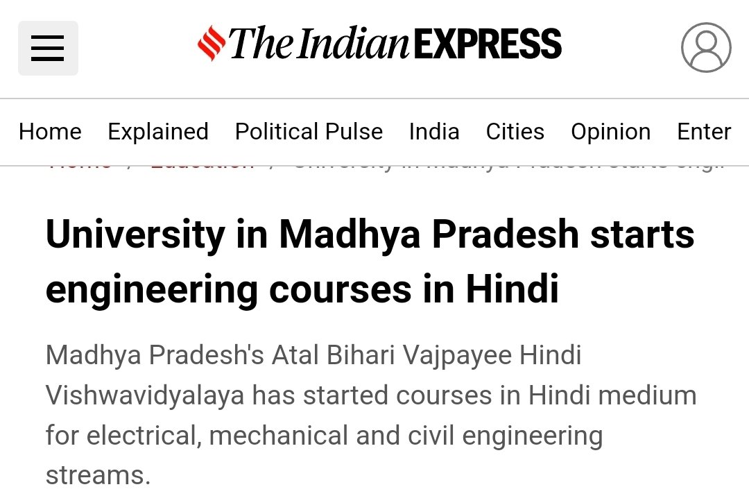 deepaks_04's tweet photo. 20Aug2016, Have you ever heard about this? Now you will be going to pursuit medical degree in Hindi...😅
Hope this will be successful in future...🙂
#Hindi #medicalDegree https://t.co/9dYqj9fuVN