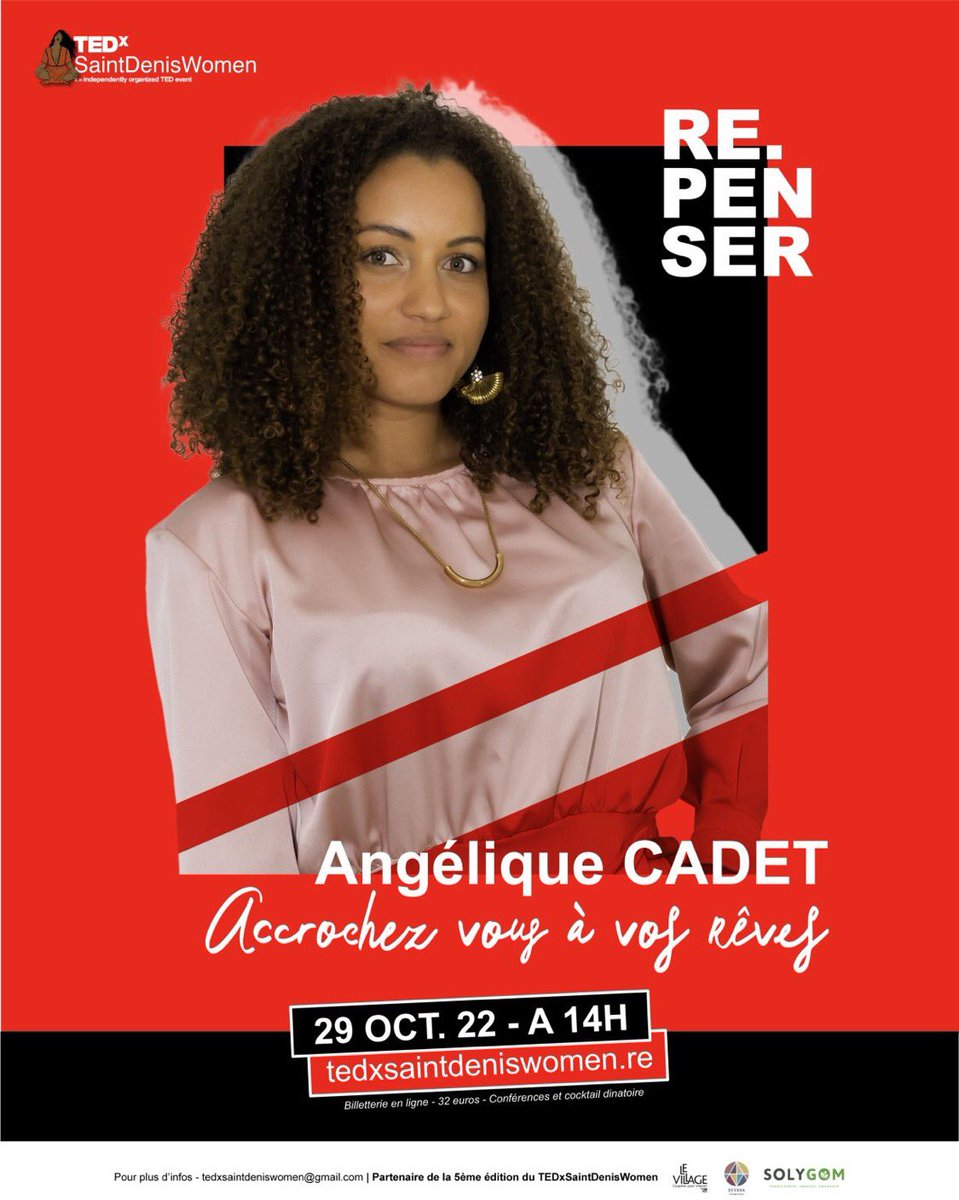 TEDxSDWomen's tweet photo. La cinquième édition approche à grands pas ! Nous sommes à une semaine du jour J.
Avez-vous pris votre place ? 🤩 https://t.co/GtWJdeqv9O

#TED #TEDx #TEDxWomen #TEDxSaintDenisWomen
#LaReunion #SaintDenis https://t.co/Nvbd4LZnXM