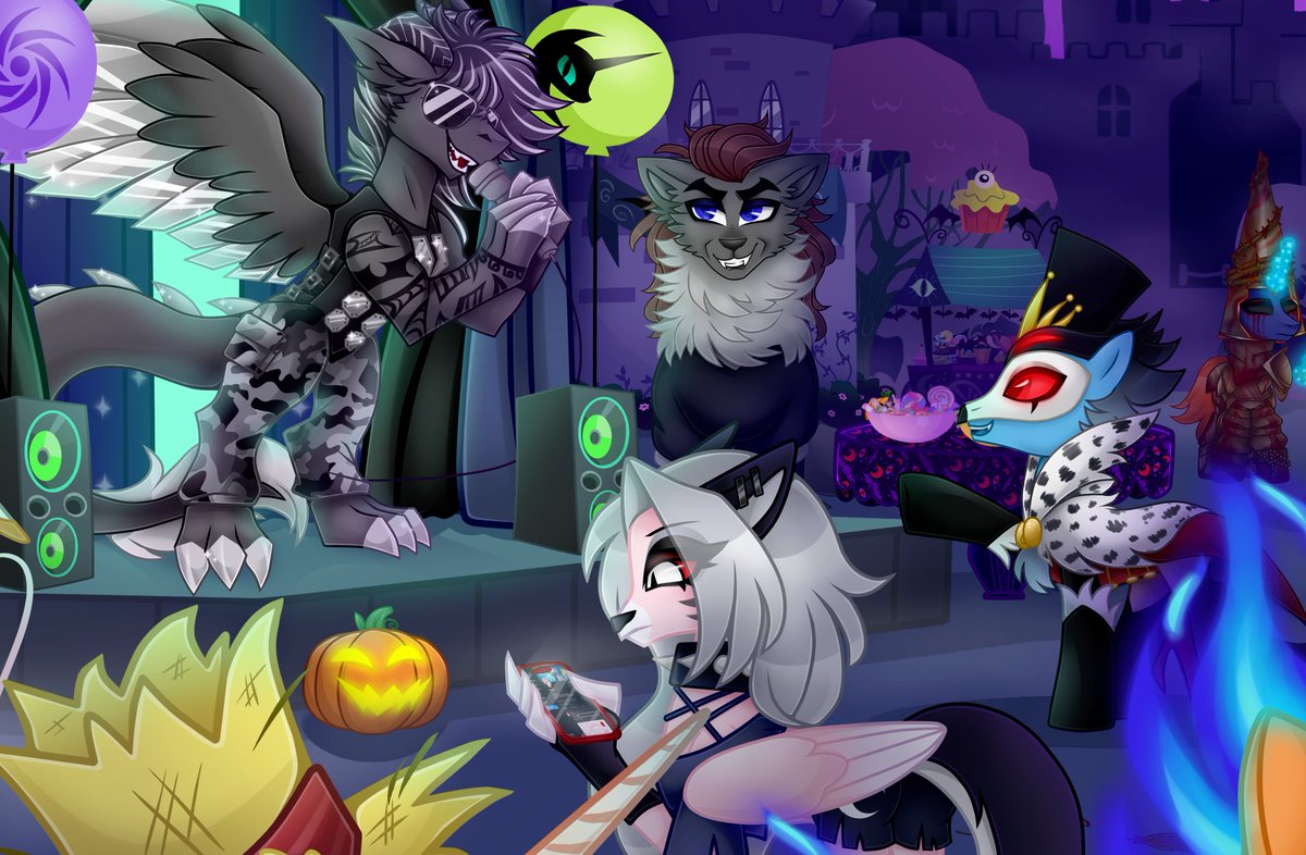 Neko_Mellow's tweet photo. Happy Nightmare Night from Ponyvania!🎃💀🦇
#Halloween #ponyvania #mlppfim #mlp #NightmareNight https://t.co/cpefQxP3kg