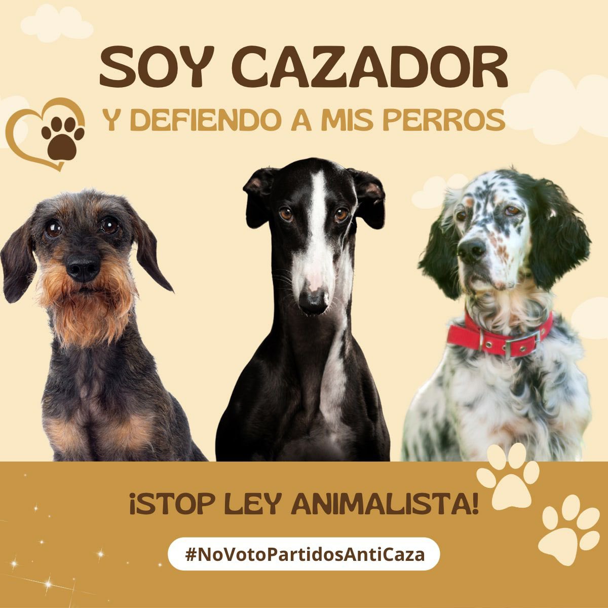 El 20 de marzo, MEDIO MILLÓN de PERSONAS, reivindicamos en las calles de Madrid nuestro RECHAZO ❌ a la Ley Animalista, hoy queremos a recordar que esa iniciativa sigue INTACTA.

#NoVotoPartidosAntiCaza <a href="/PSOE/">PSOE</a>