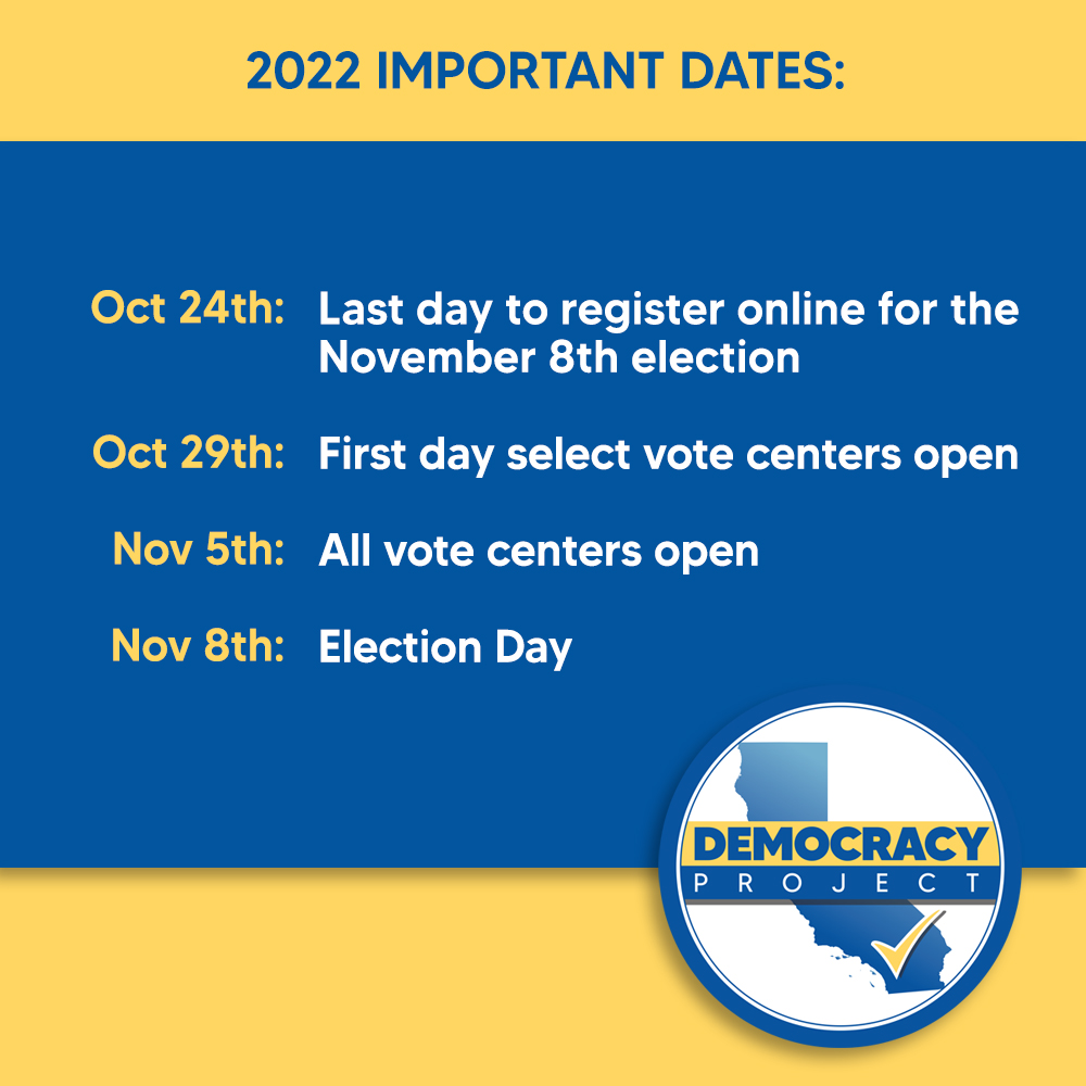 DemProCA's tweet photo. Please vote on November 8th. Help elect representatives who believe in and advocate for democracy, freedom and equality. https://t.co/R0e52xZiyE