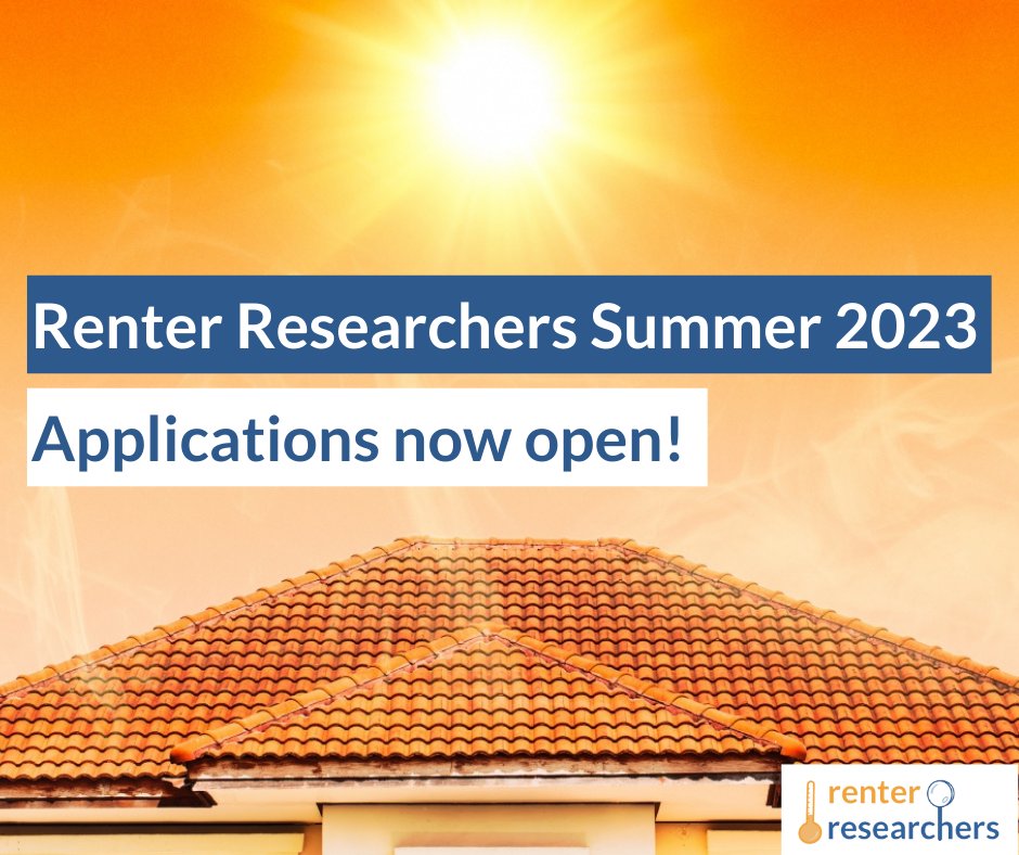 Have you heard about the Renter Researchers project?
<a href="/BetterRentingAU/">Better Renting</a> are running it again this summer and applications are now open!

Applications close Friday 11 November, so get in quick.
Find out more and apply here - buff.ly/3jrCfk5