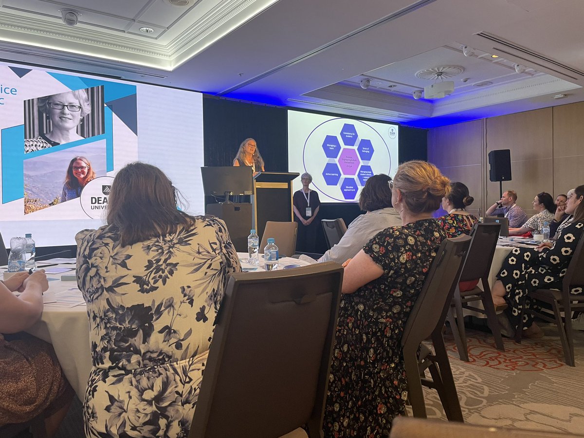 A wonderful presentation about the benefits of a Community of Practice from Lynn Riddell and Janine McBurnie from Deakin University. Cross-department collaboration is so important, especially in a post-covid and increasingly complex world. #SJSS2022 #studentsuccess