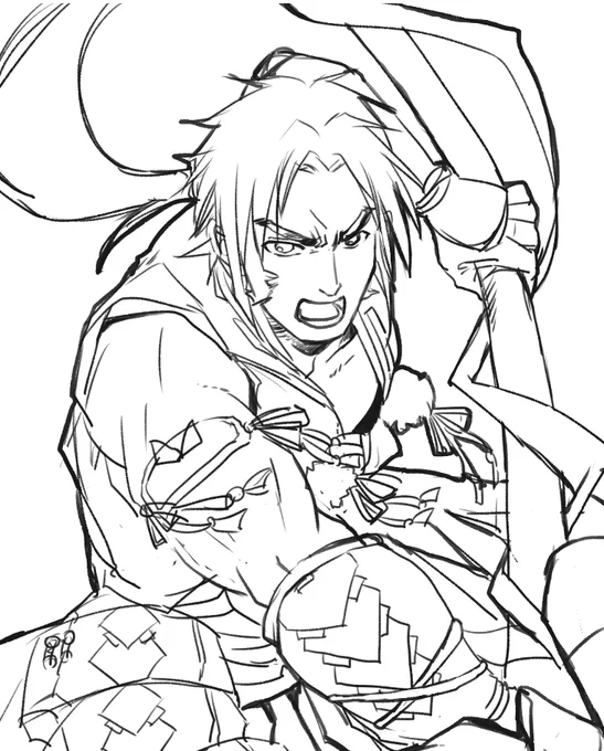 蜻蛉さんが勇ましく描けてご満悦 