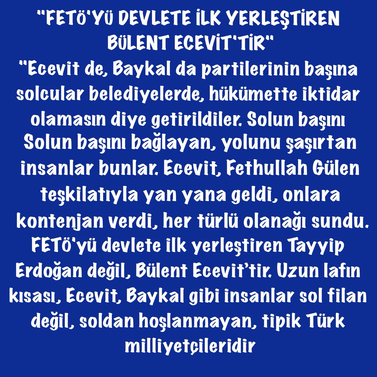 BU SÖZLER ZÜLFÜ LİVANELİ’YE AİT…

VAR MI İTİRAZI OLAN?
ensonhaber.com/amp/politika/z…