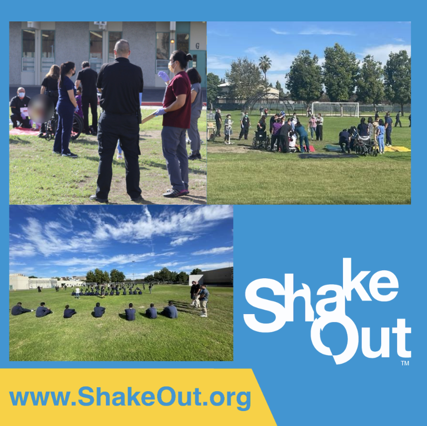 OCProbationDept's tweet photo. On October 20, 2022, Juvenile Hall and Youth Leadership Academy staff, along with Orange County Health Care Agency and Orange County Department of Education participated in the Great Shake Out and evacuation drill.
#WeAreOCProbation
#SaferOC https://t.co/wrjEQ8mg1D