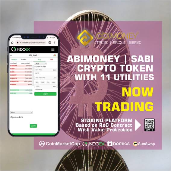 abi_token's tweet photo. Abimoney ABI 2023 2024 abitechno abilive abitradeInvestasi Kripto Pintu Cryptocurrency App
#AbimoneyABI  #abitechno #abilive https://t.co/eUElBCw8gw