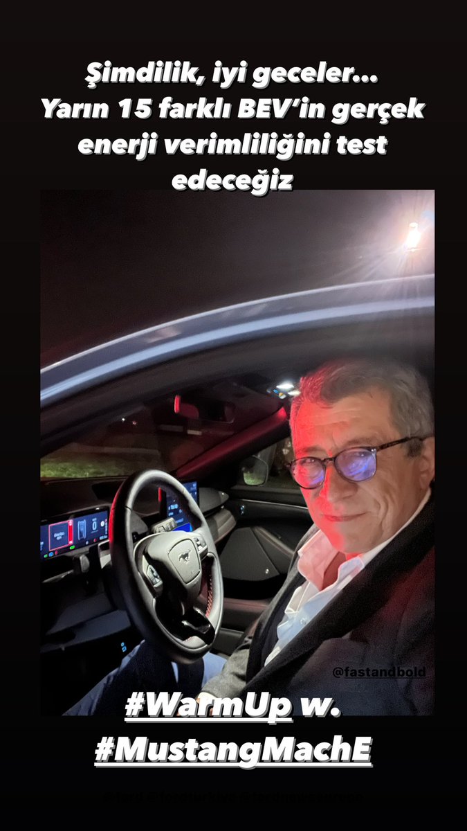 RumBat's tweet photo. Gece gece @autobestEU #EcoBestChallenge #RealRangeTest sürüşlerimiz başladı…
Yarın tüm gün tam 15 farklı yeni #BEV otomobilin gerçek yaşam şartlarında enerji verimliliklerini ölçeceğiz…
Fakat, önce @FordMustang #MachE ile yola çıktım… :-)
@FordNewsEurope @fordturkiye @Ford https://t.co/70Qp89Ql1U