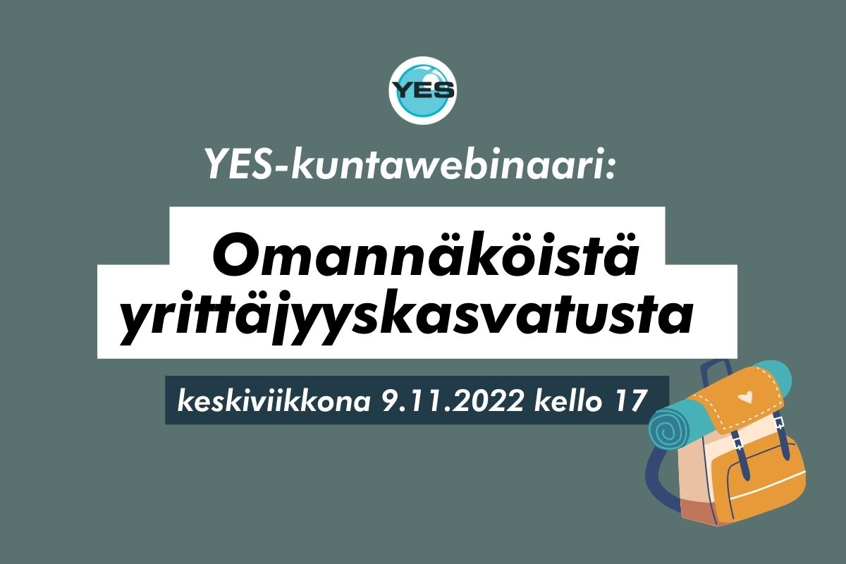 Miten tehdä kunnan yrittäjyyskasvatuksesta omannäköistä, omiin tarpeisiin ja vahvuuksiin pohjautuvaa? Kuntatoimija, tämä webinaari on sinulle!

Ilmoittaudu nyt: yesverkosto.fi/tapahtumat/kun…  

#elinvoima #kunta #kunnat #yrittäjyyskasvatus