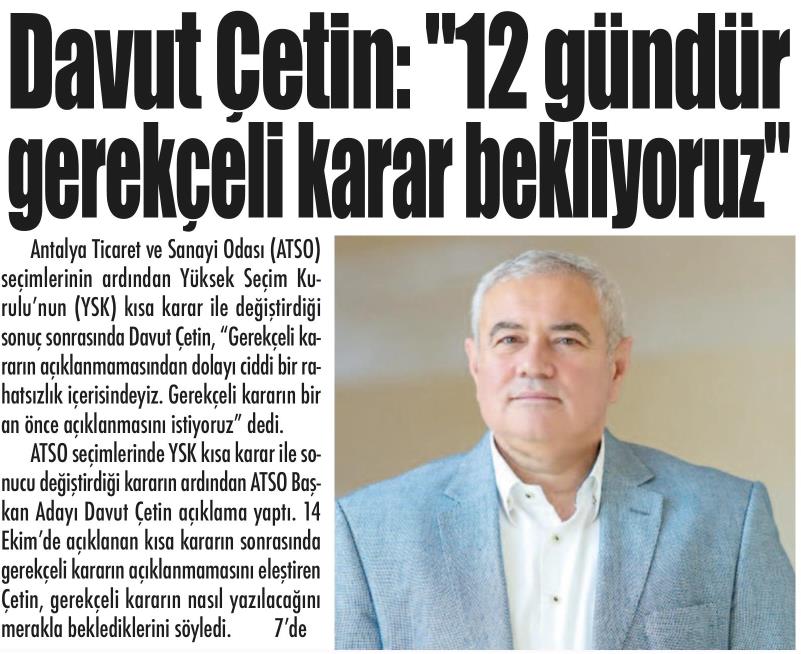 DavutCetin's tweet photo. 📌12 gündür gerekçeli karar bekliyoruz
📌Gerekçeli kararı bekliyoruz
📌Gerekçeli karar ortada yok
📌YSK'dan gerekçeli karar bekliyoruz
Basında çıkan haberlerimizden. Tüm kupürler linkte
🔻🔻🔻🔻🔻
https://t.co/xuiloOaVPo https://t.co/N6Liyf20m9