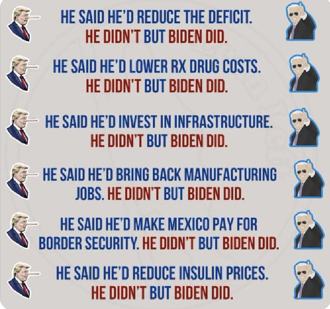 mmpadellan's tweet photo. trump made promises.
trump broke promises.

President Biden made promises.
President Biden KEPT promises.

QUESTIONS? https://t.co/kaPyvcTbFH