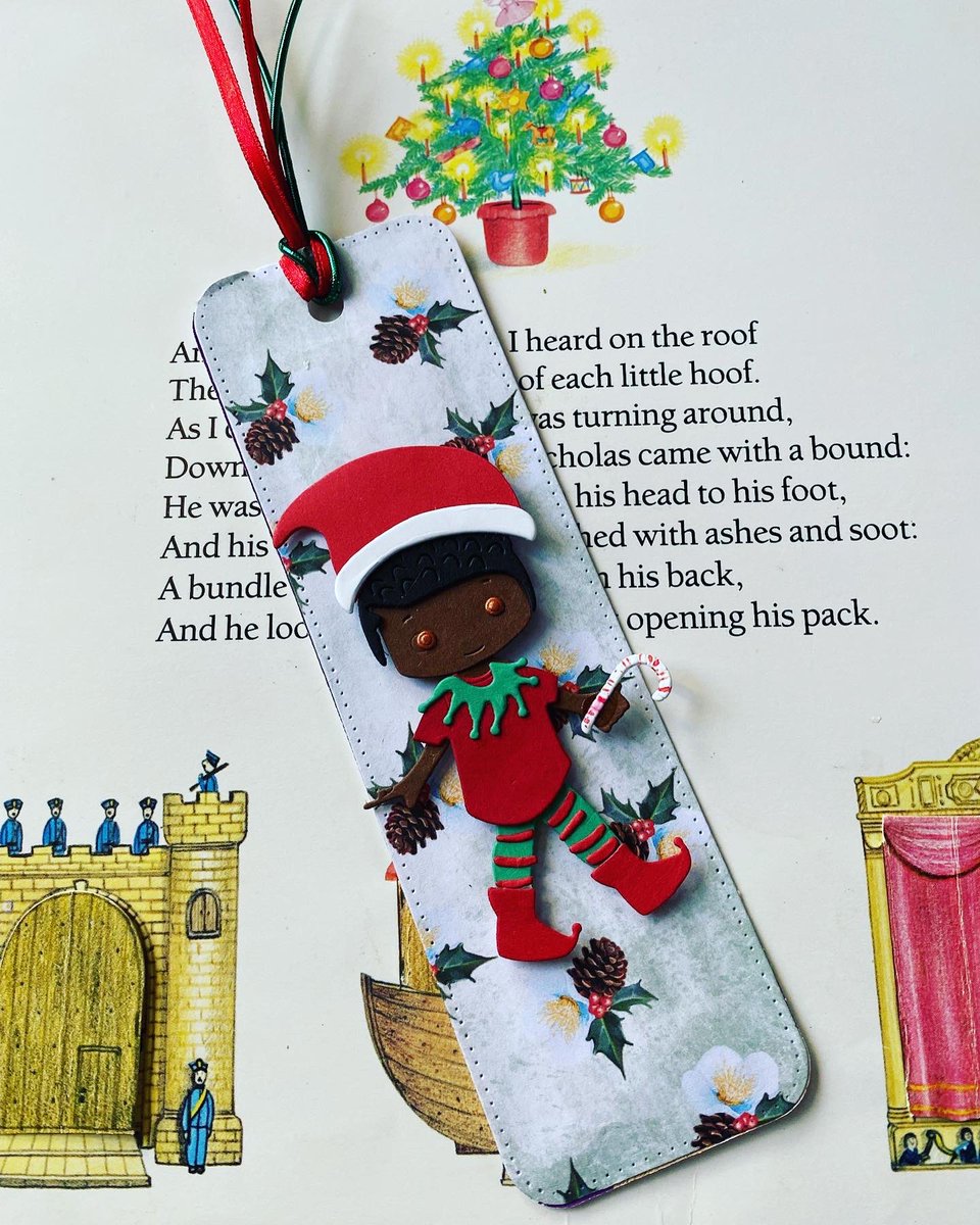 LibWithAttitude's tweet photo. Meet Santa’s youngest elf family, all ready to work hard keeping your place in your book 😊 available for adoption from my Etsy shop #handmadebookmark #christmasbookmark 

https://t.co/m43uintlfq     https://t.co/m43uintlfq https://t.co/z6xnrUZYyU