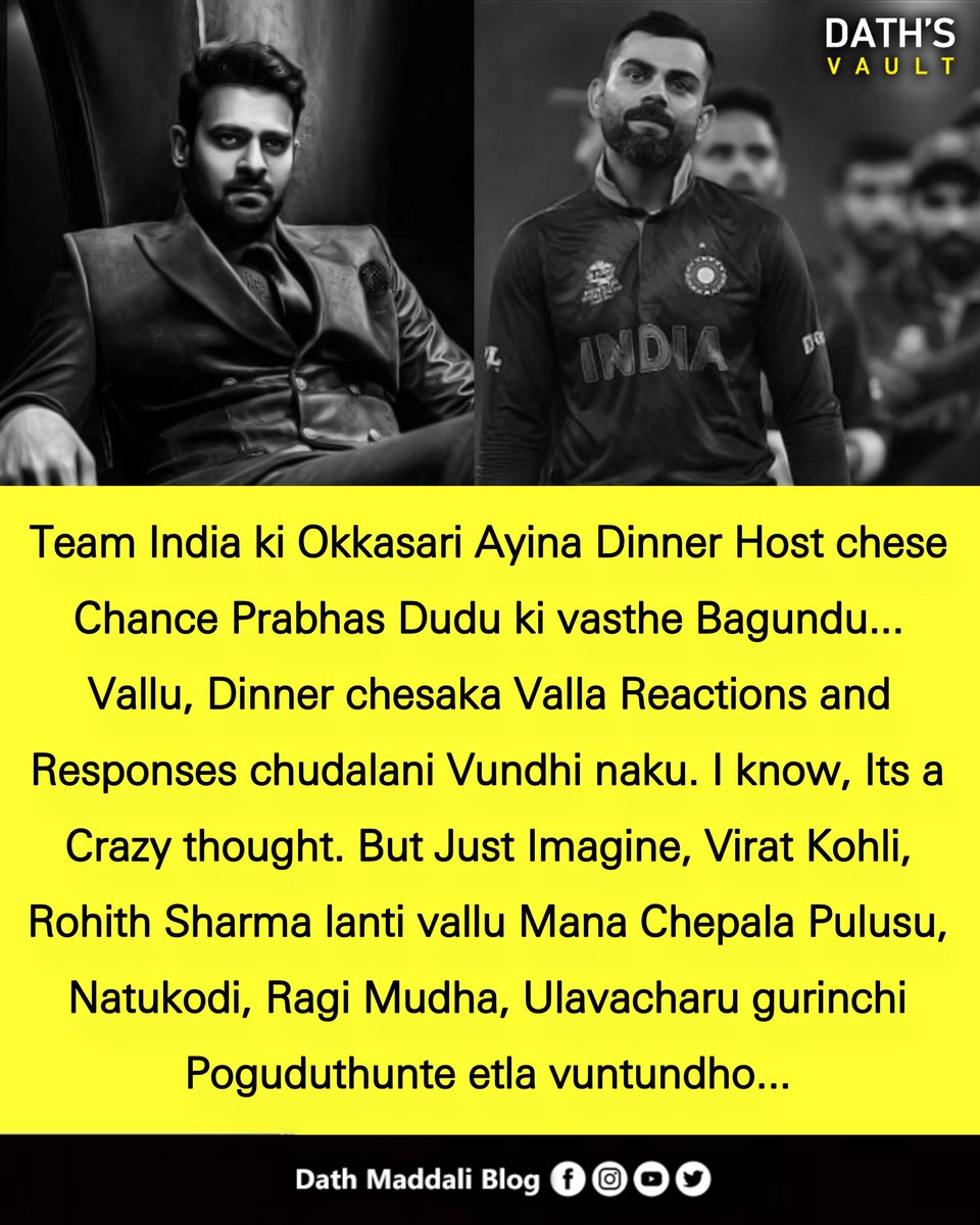 dathmaddali_'s tweet photo. #Prabhas #TeamIndia @DathVault  #DathsVault @BCCI https://t.co/MR4pC8DLU6