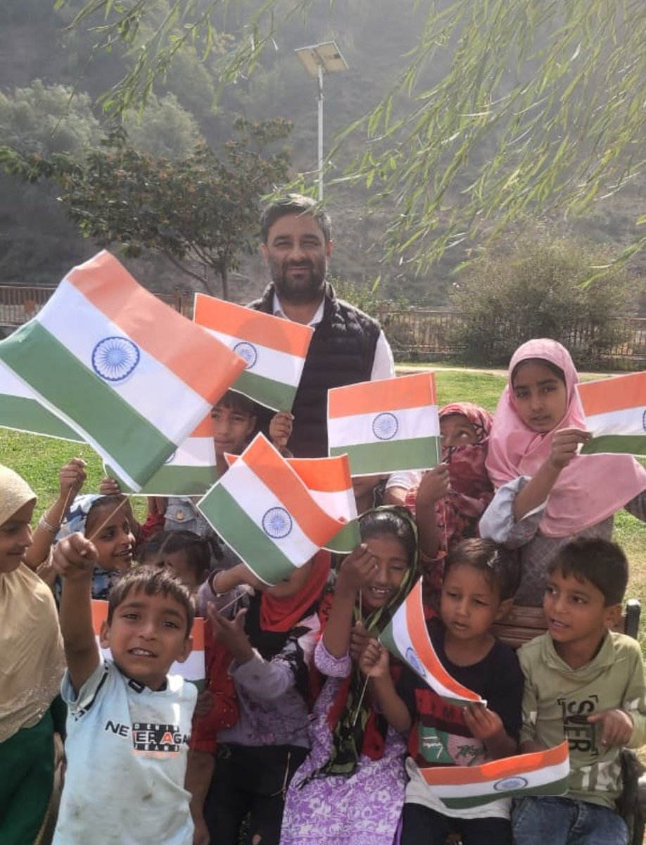 DrRayeesKhan's tweet photo. Accession Day is celebrating with great enthusiasm &amp; patriotic fervour across J&amp;K .Voice for Peace &amp; Justice organised a Tiranga rally &amp; many sports events in #Valley .we are proud to be part #India    
#Liberation_Day #26October1947 https://t.co/TVNe83OAeR