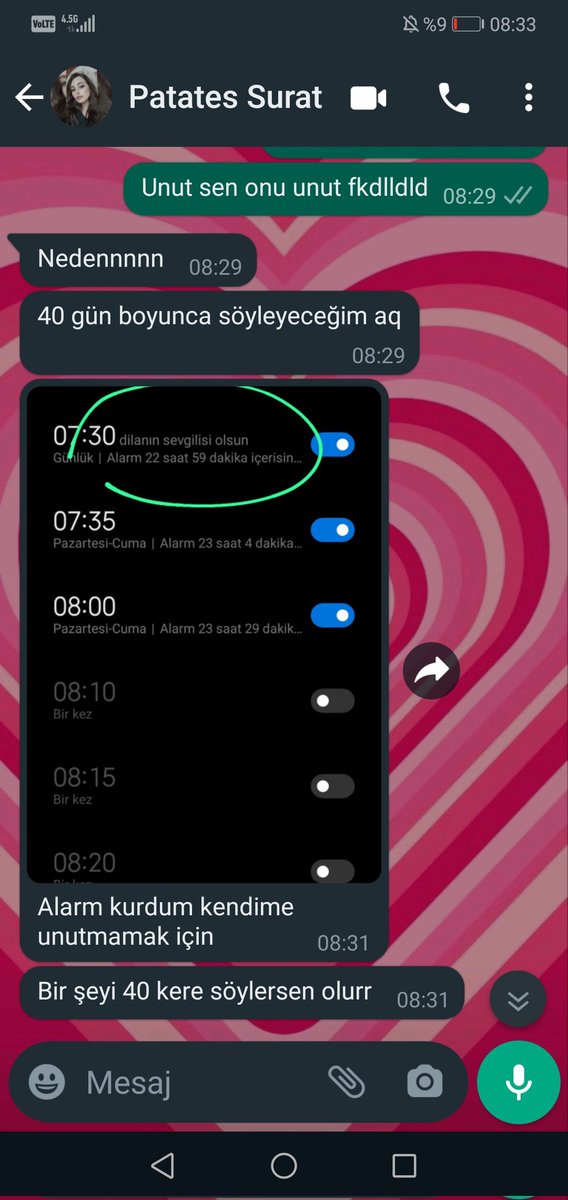 Başladı benim mesai...