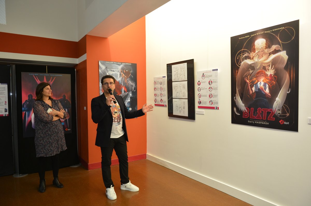 BMVRdeNice's tweet photo. BMVR de Nice
JEUDI 27 OCTOBRE
UN APRES MIDI MANGA-BIBLIOTHEQUE LOUIS NUCERA
14h30 RENCONTRE avec CEDRIC BISCAY
15h visite commentée de l'exposition "Blitz:origines"
15h30- Atelier d'initiation aux échecs avec l'Echiquier niçois.
#blitz #bmvrnice #shibuyaproductions @CedricBiscay https://t.co/vAhaSah921