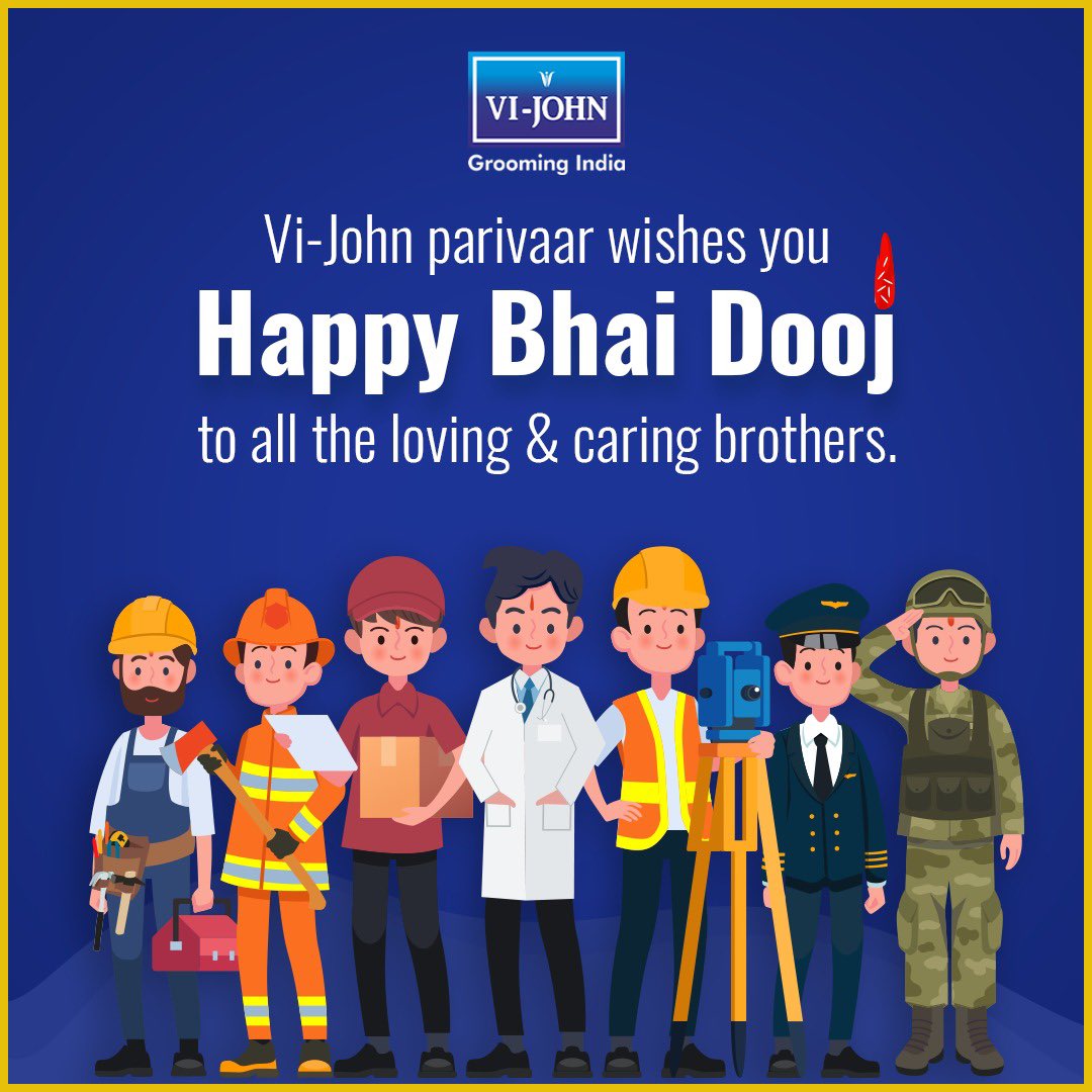 VIJOHNGROUP's tweet photo. #vijohn wishes everyone a very happy #BhaiDooj https://t.co/WJBlbGerFG